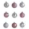 101ct. 2" Pink & Silver Shatterproof Ball Ornaments